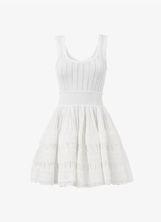 Shop the Alaïa Optic White Shiny Crinoline Dress for women. Shop the US store online now and receive free standard shipping. Crinoline Dress, Alaia Dress, Ladies Dress Design, Sleeveless Mini Dress, Dress For Women, Skater Dress, Gowns Dresses, Designer Dresses, Short Dresses