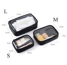 Brand Name: eTyaMain Material: PVCOrigin: CN(Origin)Item Width: 14cmStyle: FashionMaterial Composition: pvcPattern Type: SolidClosure Type: zipperModel Number: makeup bagItem Height: 6cmItem Length: 22cmItem Type: Cosmetic CasesShape: BoxItem Weight: 85gcasual: cosmetic bag casefashion: makeup bagspvc: make up bagtravel: makeup pouchbig: makeup caseS: 15*11*4CMM: 18*12*5CML: 22*14*6CMquantity: 1pcs2: Cosmetic Bag Organizer Toiletry Bag Women, Clear Makeup, Clear Makeup Bags, Makeup Storage Bag, Back To School Bags, Make Up Organiser, Women Makeup, Pouch Organizer, Beauty Case