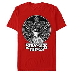 Turn your world upside down with this officially licensed Stranger Things style! Your favorite 1980s-inspired Netflix television series is taking you to Hawkins, Indiana to fight the Demogorgon and the Mind Flayer with the help of Eleven, Dustin, Hopper, Steve, and more! Don't forget to pack some frozen waffles and one of these fun Stranger Things designs when you head into the Upside Down! Size: medium. Gender: male. Age Group: adult. Pattern: Fictitious Character. Material: Cotton. The Mind Flayer, Stranger Things Style, Hawkins Indiana, Flower T Shirt, Stranger Things Eleven, Stranger Things Tshirt, Frozen Waffles, Mind Flayer, Eleven Stranger Things