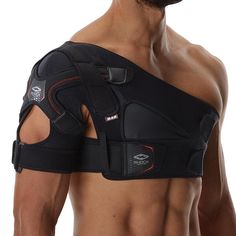 PRICES MAY VARY. SIZING: Please refer to the sizing chart when selecting your size. This product tends to run big so we recommend selecting a size smaller IF you are at the bottom of the size range SUPPORTS moderate to major ligament sprains, muscle strains and unstable joints ADJUSTABLE Two chest-wrap strap provides the perfect fit Anatomically designed for left and right shoulder use. Multi-position X-Fit strap retention stabilizer provides proper positioning for STABILITY control and COMPRESSION Soft Lycra binding stretch mesh zone offers a COMFORTABLE fit for long lasting wear. N-Tex air-flow vented materials keeps moisture out, promotes therapeutic warmth and healing. Shoulder Dislocation, Rotator Cuff Injury, Shoulder Brace, Injury Recovery, Shoulder Support, Muscle Strain, Rotator Cuff, Knee Brace, Cycling Workout