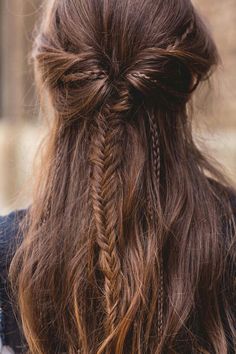 Braided Hair Styles, Fishtail Hairstyles, Fishtail Braids, Boho Wedding Hair, Hairstyles Braided, Fishtail Braid, Bohemian Hairstyles, Braided Hair, Trending Hairstyles