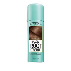 Need a quick root touch up to cover gray hair? Try Magic Root Cover Up. This temporary hair color spray is our quickest way to cover gray and works on any hair texture or type including synthetic hair. In just 3 seconds gray roots are concealed with our light-weight, quick dry formula leaving no smudging or sticky residue when dry. One application of light brown root coverup will last until your next shampoo, plus it’s ammonia-free, peroxide-free, and contains no synthetic dyes. Magic Root Cover Cover Gray Hair, Gray Roots, Temporary Hair Color Spray, Paris Lights, Hair Color Spray, Root Cover Up, Root Concealer, Covering Gray Hair, Grey Roots