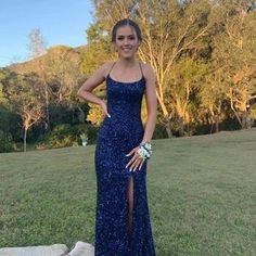 Happybridal on Storenvy Blue Sparkly Prom Dresses, Senior Prom Dresses Long, Slim Prom Dresses, Navy Blue Prom Dresses Long, Sparkly Long Dress, Navy Blue Evening Dress, Blue Prom Dresses Long, Sequin Prom Dresses Mermaid, Navy Prom Dress