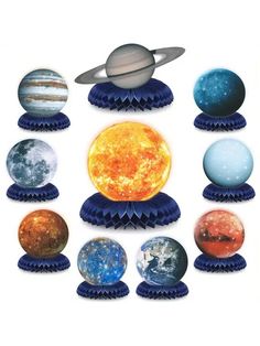 the solar system with eight planets in it