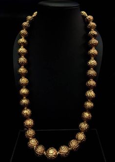 Its Beautiful Antique style Vintage Afghan Handmade Gold Plated Beads Necklace Material Gold Plated Length 42cm Round Beads Size 20mmOval Beads Size 20mmOrigin Afghanistan Luxury Polished Beads Necklace For Formal Occasions, Luxury Polished Beaded Necklaces For Formal Occasions, Luxury Formal Beaded Necklaces With Polished Beads, Handmade Elegant Beads For Festivals, Elegant Handmade Beads For Festivals, Luxury Gold Beaded Necklace With Polished Beads, Luxury Necklace With Polished Round Beads, Luxury Necklaces With Polished Round Beads, Luxury Long Gold Beaded Necklace