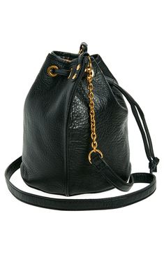 Polished chain hardware adds an edgier vibe to this stylish bucket bag that's shaped from buttery-soft leather. 12.5"W x 8"H x 7"D 22" strap drop Interior slip and zip pocket; pen slot Lined Leather Imported Flip Flop Slippers, Clutch Pouch, Sweaters And Leggings, Sneaker Shopping, Handbag Backpack, Boys Shoes, Kate Spade New York, Girls Shoes