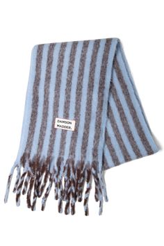 Made from recycled polyester, this season's stripe scarf boasts classic style with a soft feel. •Fluffy knit •DM branded tab •100% recycled polyester •Designed in London Chocolate Babies, Fluffy Knit, Stripe Scarf, Reversible Tote Bag, Striped Scarf, Blue Suede Shoes, Fall 24, Reversible Tote, Pets For Sale