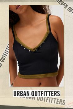 Better-than-basic BDG cami in a slim & cropped fit. Designed in a soft & stretchy ribbed knit with a plunging v-neckline and spaghetti straps with layered detailing for an effortless vibe. Only at Urban Outfitters. Features BDG Brooke double layer cami FItted tank top Soft and stretchy ribbed knit Layered plunging v-neckline and spaghetti straps Contouring bodice seams Layered hemline Slim fit Cropped length Easy pull-on style UO exclusive Content + Care 95% Viscose, 5% spandex Machine wash Impo Layered Cami, Fitted Tank Top, Bdg Jeans, Women Men Shoes, Workout Tank Tops, Jeans For Sale, Double Layer, Ribbed Knit, Urban Outfitters