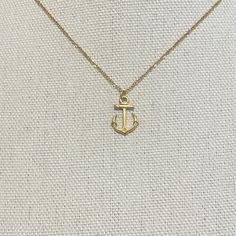 Cute Dainty Small Anchor Necklace, Gold Anchor Jewelry, Silver Anchor Pendant Necklace, Anchor Gift Item details ✰ Color: gold, silver ✰ Finish:  14K gold plated pendant ✰ Shimmering high quality 15-19" chain length ✰ High quality clasp to finish  ✰ Comes in a cute gift box, perfect for gift-giving! Small Anchor, Anchor Jewelry, Anchor Pendant, Anchor Necklace, Cute Gift Boxes, Jewelry Silver, Necklace Gold, Gift Item, Charm Necklace