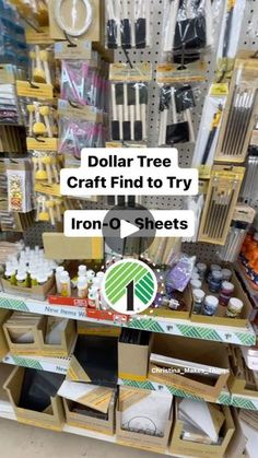 dollar tree craft finder to try iron - o sheets for sale in the store