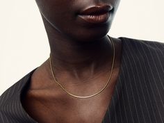 Valentina Necklace - Hey Harper: The Original Waterproof Jewelry Brand Luxury Tarnish Resistant Everyday Necklace, Aritzia Jewelry, Hey Harper, Golden Necklace, Waterproof Jewelry, Jewelry Lookbook, Golden Color, Steel Jewelry, Stainless Steel Jewelry