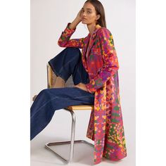 New Anthropologie//Roopa Pemmaraju Abstract Duster Jacket Size Xs 100% Cotton Light Weight Has A Fabulous 70's Mod Vibe! Vibrant And Eclectic Color Combination Cotton, Side Slant Pockets, Button Front Shoulders, Seam To Seam - 14.5 Inches Bust - 18.5 Inces Waist - 19 Inches Hips - 23 Inches Length - 44 Inches About Roopa Pemmaraju There's A Story Behind Each Print In Designer Roopa Pemmaraju's Namesake Fashion Line: Each Is Created By, And Named For, Renowned Indigenous Australian Artists And Manufactured Using Environmentally Friendly, Fair-Trade Practices. For Roopa, Creating Her Line Is A Celebration Of Cultural Exchange, Creative Collaboration And Sustainability. Thanks! Asdf Labe Roopa Pemmaraju, Creative Collaboration, Print And Pattern, 70s Mod, Duster Jacket, Anthropologie Jacket, Australian Artists, Fashion Line, Medium Long