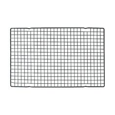 a black metal grid on a white background