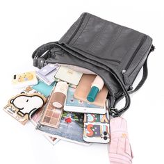 material: pu leather size: wide: 32 cm, thickness: 12 cm, high: 32 cm color: black, white, wine, grey, pink Black School Bags, Shoulder Bag Pink, Women Backpack Travel, Purple Logo, Pad Bag, Handbags Casual, Women Bags Fashion, Designer Crossbody Bags, Women Handbag