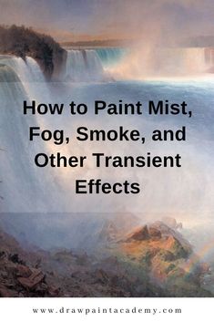 How to Paint Mist, Fog, Smoke, and Other Transient Effects. In this post, I provide you with some guidance on how to paint mist, fog, smoke, and other transient effects. These effects are typically challenging to capture on a flat surface due to their elusive and fleeting nature. Many artists seem to be either too timid with their approach, or too bold. #drawpaintacademy Hair Shading, Draw Tutorial, Tutorial Hair, Drawing Examples, Acrylic Painting Lessons, Oil Painting Techniques, Acrylic Painting Tips, Painting Art Lesson, Encaustic Art