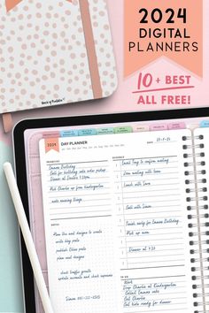 2024 Digital Planner Free dailyplanner #planneraddict #budgetplannertemplate #aestheticplanner🍰. Digital Planner Quotes, Free Download Planner Goodnotes, Digital Day Planner, Free Planner Apps For Ipad, Digital Planners For Android, 2023 Digital Planner Cover, Goodnotes Planner Template Free Weekly, Free Planner Templates Ipad, Goodnotes Agenda Template