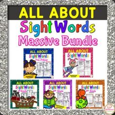 all about sight words massive bundle