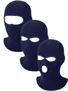 PRICES MAY VARY. Full face cover set: come with 3 pieces knit full face covers in 3 different styles, each style has 1 piece, the quantity is enough to meet your daily replacement and washing needs, or you can share them with your friends and family Soft and breathable material: our winter balaclava face covering is made of polyester cotton, quality and soft material, give you comfortable and warm feeling when wear it, it can effectively keep your face, neck, and ears in cold weather Design: 3 d Winter Balaclava, Weather Design, Face Covering, Face Coverings, Full Face, Face Cover, Soft Material, Different Styles, Cold Weather