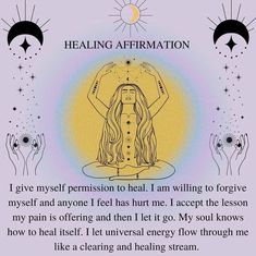 Chakra Affirmations, Divine Feminine Spirituality, Spiritual Prayers, Spiritual Manifestation, Healing Meditation, Self Love Affirmations