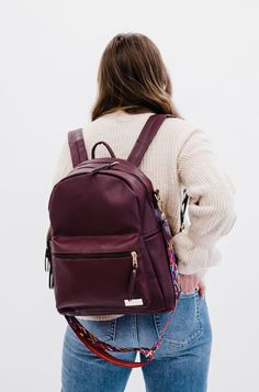 The backpack we’ve been dreaming of, testing, and planning for the past few months is finally here! Say hello to the bag you’re about to obsess over: the Sonoma. The Sonoma is the versatile staple piece that your closet has been begging for. This backpack can have as many roles as you do, and the Sonoma plays them all with ease and style. It’s incredible for moms, commuters, students, travelers—everyone, everywhere. This beauty is made from sturdy, but not stiff, vegan leather that will rise to On-the-go Diaper Bag Backpack With Removable Pouch, On-the-go Backpack Diaper Bag With Adjustable Strap, On-the-go Diaper Bag Backpack With Adjustable Strap, Leather Backpack With Large Capacity For On-the-go, School Backpack With Detachable Strap, Leather Backpack With Adjustable Strap For School, Back To School Leather Backpack With Adjustable Strap, Everyday Leather Backpack With Adjustable Strap, Leather Diaper Backpack For On-the-go