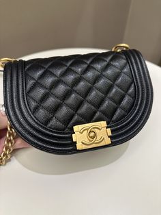 Chanel Quilted Curve Boy BagBlack Caviar AGHWSize 18 x 13 x 5.5 cmChain drop 55 cmMicro ChipJune 20229.7/10 Like New (minor imprints and signs on hardware under flap otherwise almost new exterior)Includes full set box, dust cover and receiptRTP 7290 sgd Price was 6900 sgdPrice now 5200 sgd 3900 usd CN5015-01 Gold Ounce, North Korean, Black Caviar, Black Quilt, Chanel Black, Diaper Backpack, Dust Cover, Blue Jacket, Flap Bag