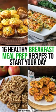 six healthy breakfast meal preps to start your day