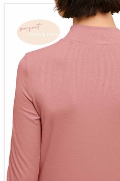 Take your basic collection to the next level with this timeless long sleeve featured in a fitted, ribbed knit fabrication with mock neckline. Lovely for layering up or simply styling solo, this so cool tee is sure to be a staple in your weekly wardrobe rotation from season to season. this is stretchy for pure comfort! 68% Rayon / 28% Poly / 4% Spandex Stretch Ribbed Turtleneck For Layering, Spring Turtleneck Top With Ribbed Cuffs, Solid Mock Neck Top For Layering, Spring Long Sleeve Solid Turtleneck, Spring Long Sleeve Solid Color Turtleneck, Ribbed Mock Neck Top For Spring, Ribbed Mock Neck Top With Long Sleeves, Spring Ribbed Mock Neck Top For Layering, Solid Color Turtleneck Top With Ribbed Cuffs