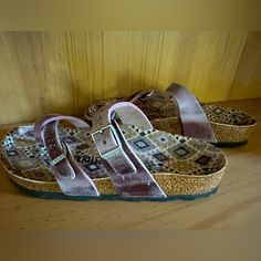 Brand New And Never Worn! Oiled Leather Birkenstock Sandals. Color: Purple Size: 38 Mayari Birkenstock, Birkenstock Sandals, Leather Sandals Women, Birkenstock Shoes, Sandal Women, Color Purple, Women's Shoes Sandals, Leather Sandals, Birkenstock