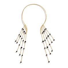 MAYTRENDS - Elegant Imitation Pearl Long Tassel Torques For Women White Black Pearl Choker Statement Chain Collar Necklace New Jewelry Gold Tassel Necklace, Beaded Collar Necklace, Chain Collar, Daily Jewelry, Beaded Collar, Neck Jewellery, Neck Chain, Pearl Pendant Necklace, Body Chain Jewelry