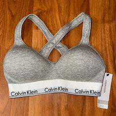 Gray Padded Bralette, Brand New With Tags Spring Stretch Calvin Klein Bra, Calvin Klein Seamless Spring Bra, Casual Bra, Boxers Women, Calvin Klein Outfits, Victoria's Secret Perfume, Girly Style Outfits, Calvin Klein Bralette, Calvin Klein Ck One