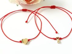 Tiny gold heart bracelet, tiny heart charm, red string heart bracelet, friendship bracelet, wish bracelet, love bracelet, bff gifts Gold Heart Friendship Bracelets With Sliding Knot, Gold Heart Bracelet With Sliding Knot, Gold Heart-shaped Friendship Bracelets For Valentine's Day, Handmade Gold Friendship Bracelets For Valentine's Day, Gold Personalized Friendship Bracelets For Valentine's Day, Gold Friendship Bracelets For Best Friend On Valentine's Day, Gold Friendship Bracelet For Best Friend On Valentine's Day, Valentine's Day Gold Friendship Bracelet For Best Friend, Gold Friendship Bracelets With Sliding Knot As Gift