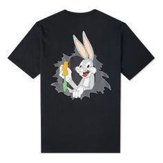 Converse x Bugs Bunny Graphic T-Shirt 'Black' 10021413-A02 Converse Graphic Print Short Sleeve T-shirt, Converse Cotton Graphic Tee, Converse Graphic Tee Cotton Top, Converse Cotton Crew Neck T-shirt, Converse Graphic Tee Crew Neck Top, Converse Cotton Crew Neck Top, Converse Graphic Tee In Cotton, Bunny Graphic, Bugs Bunny