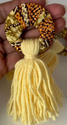 Haniko Golden and Butter Yellow Kente and Cotton Stud Pierced Earrings - Etsy Yellow Fringe Earrings As Gift, Yellow Tassel Earrings As Gift, Yellow Fringe Tassel Earrings, Butter Yellow, Cricut Craft, Cricut Craft Room, Pierced Earrings, Earrings Etsy, Cricut Crafts