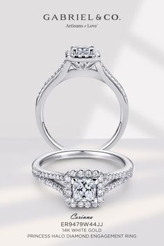 14K White Gold Princess Halo Diamond Engagement Ring
ER9479W44JJ Jewelry Website Design, Engagement Rings Styles, Gabriel Jewelry, Engagement Ring Designs, Princess Cut Engagement Rings, Jewelry Website, Halo Engagement Rings, Women Diamond, White Gold Engagement Rings