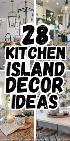 kitchen island decor tray ideas Tray On Kitchen Island, Kitchen Island Centre Piece, Decorate An Island In Kitchen, Kitchen Island Farmhouse Decor, How To Decorate Island Countertop, Ideas For Islands In Kitchen, Decorating A Kitchen Island Ideas, Decorating A Large Kitchen Island, Island Tray Decor Kitchen