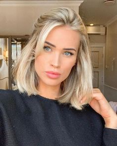 Balayage Blonde, Blonde Hair Inspiration, Blonde Hair Looks, روتين العناية بالبشرة, Penteado Cabelo Curto, Hair Color And Cut, Short Blonde Hair, Hair Envy, Hair Today