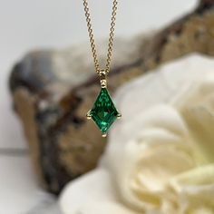 Sleek sellouts! 🤓. Order Emerald Pendant Necklace Solid 14K Yellow Gold , Ladies Emerald Necklace Unique Kite Shaped Emerald Necklace Pendant Dainty Necklace #7286 at $365.00 #KiteShape #MothersGift #14kYellowGold #UniteCutStone #NecklaceUnique #DaintyNecklace #PendantNecklace #KiteShaped #EmeraldNecklace #KitePendant Fine Jewelry Green Marquise Necklaces, Elegant Green Marquise Necklace, Green Diamond-cut 14k Gold Necklace, 14k Gold Green Diamond Cut Necklace, Elegant Marquise Birthstone Necklaces, Elegant Marquise Birthstone Necklace, Emerald Pendant Necklace With Diamond Cut, Emerald Necklace With Diamond Cut In Fine Jewelry Style, Classic Emerald Pendant Necklace With Diamond Cut