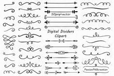 the different types of decorative dividers for your business or home decor, including an arrow and