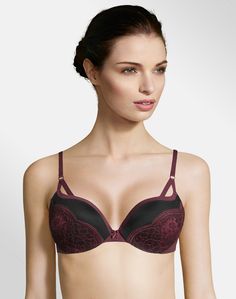 Maidenform Love The Lift Push Up and In Underwire Bra | Maidenform Insta Photos, Demi Bra, Cream Lace, Underwire Bra, Push Up, Follow Us, Bra, Navy