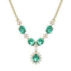 Add timeless elegance to your jewelry collection with this 14k Gold Over Silver Lab-Created Emerald Necklace. Add timeless elegance to your jewelry collection with this 14k Gold Over Silver Lab-Created Emerald Necklace. FEATURES Drop length: 0.88'' Chain Length 15.5inch Consumer 16.5inch Chain type: cable Clasp: spring-ring Nickel free Metal: sterling silver Plating: 14k gold flash plated Finish: polished Packaging: boxedSTONE DETAILS Stone type: lab-created white sapphire Total weight: 1 3/4 ct Elegant Gold Emerald Necklace, Fine Jewelry Birthstone Necklace For Formal Occasions, Exquisite Emerald Necklace For Formal Occasions - May Birthstone, Exquisite Emerald Necklace For Formal Occasions And May Birthstone, Formal Fine Jewelry Necklace With Birthstone, Exquisite Formal Emerald Necklace For May Birthstone, Classic Emerald Necklace For Anniversary, Classic Formal Emerald Necklace With Hallmark, Classic Formal Emerald Necklace Hallmarked