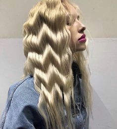 Disco Inspired Hair, Pelo Editorial, Editorial Hair, Creative Hairstyles, Hair Reference, Hair Art, Hair Waves, Aesthetic Hair, Hair Dos