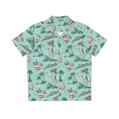 Aloha Men's Hawaiian Shirt (AOP) Nothing says "I love summer" like a Hawaiian shirt, and now, you can make this iconic garment even better by adding your own art to it. Made to have a boxy fit and a notch lapel collar that are perfect for any laidback scenario, these shirts come with a handy chest pocket and a 95% polyester and 5% spandex fabric for silky comfort. Choose between black or white buttons & customize it to taste.  .: Material: 95% polyester, 5% spandex .: Medium fabric (7.23 oz/yd²( I Love Summer, Beach Shirt, Mens Hawaiian Shirts, Aloha Shirt, Beach Shirts, Beach Wears, Beach Wear, Lapel Collar, Spandex Fabric