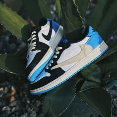 Step up your sneaker game with this Blue Custom Low Jordan 1 x Travis Scott! Its eye-catching blue color provides a bold statement, while its unique shape and design make it perfect for tackling any challenge that comes your way. Make a statement and show off your risk-taking side with this daring shoe. 🔥 100% genuine, Brand New.👟 Custom sneakers.💫 Every pair is hand-made to order.✨ Best quality waterproof and scratch-proof paints used.✨ 1000+ satisfied customers across various platforms. ... Casual Jordan Shoes With Contrast Sole For Streetwear, Modern Blue Low-top Sneakers, Blue Lace-up Sneakers For Skateboarding, Urban Blue Custom Sneakers For Skateboarding, Blue Casual Custom Sneakers For Skateboarding, Blue Urban High-top Sneakers For Skateboarding, Blue Lace-up Skate Shoes For Streetwear, Blue High-top Sneakers For Skateboarding With Round Toe, Urban Blue Custom Sneakers With Laces