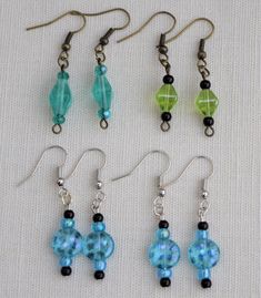 I make all of my beaded earrings by hand. They are fun and unique and will have everyone asking where you found them. They make a wonderful gift for a Birthday, holiday or just to make someone feel special. Please check out my SHOP for additional listings of beaded jewelry, magnets, brooches, blankets AND MORE (https://www.etsy.com/shop/CreationsByBronte) Round Beaded Earrings With Ear Wire For Gifts, Czech Glass Beaded Earrings With Spacer Beads For Gift, Gift Beaded Earrings With Czech Glass, Gift Czech Glass Beaded Earrings With Spacer Beads, Gift Beaded Earrings With Colorful Czech Glass, Ear Wire Earrings With Round Beads As Gift, Czech Glass Beaded Earrings As Gift, Czech Glass Beaded Earrings For Gift, Colorful Czech Glass Beaded Earrings For Gift