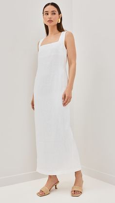 POSSE Alice Midi Dress | Shopbop Denim Midi Dress, Linen Midi Dress, Strapless Maxi, Strapless Maxi Dress, Dress Home, India Fashion, White Midi Dress, Cream Dress, Black Midi Dress