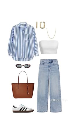 Usa Summer Outfits, Summer Fashion Outfits 2024, Outfits Spring 2024, Casual Summer Outfit Inspo 2024, Summer Nyc Outfits, Viral Outfits, Looks Adidas, Chique Outfit, Casual Chic Outfits