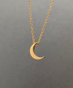 "*Dainty Gold plated Crescent Moon measures approx. 10mm x 7mm ---------------------------------------------------------------------- ** JEWELRY CARD OPTIONS ** please indicate your choice of a message or  your personals message in the message to seller as you check out. ---------------------------------------------------------------------- #1. I love you to the moon and back! #2. Happy Birthday. I love you to the moon and back~ #3. Now is your time to shine. #4. Best Friends are like stars... Y Gold Crescent Moon Necklace, Pretty Stars, Moon Necklace Gold, Gift For Bff, Crescent Moon Necklace Gold, Good Friends Are Like Stars, Gold Crescent Moon, Gold Moon Necklace, Pretty Star