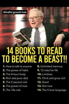 a man in a suit and tie holding a book with instructions on how to become a beast