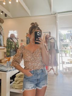 Feel as fresh as a daisy in this In Bloom Top. Featuring a stylish floral pattern, a crop fit and plenty of stretch, it's perfect for sunny days in the garden. Dress it up or dress it down-- it's sure to make you look bloomin' beautiful no matter what! + All stretch, no zippers or buttons + wear on or off your shoulders Summer Floral Print Cropped Crop Top, Summer Floral Print Cropped Top, Spring Floral Print Cropped Crop Top, Fitted Floral Print Crop Top With Short Sleeves, Non-stretch Cotton Tops For Spring, Spring Ditsy Floral Print Tops For Garden Party, Floral Print Cotton Crop Top For Summer, Spring Tops With Ditsy Floral Print For Garden Party, Ditsy Floral Print Short Sleeve Tops For Garden Party