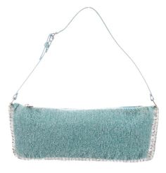 Luxury Blue Embellished Shoulder Bag, Chic Blue Embellished Bag, Chic Embellished Blue Bag, Formal Blue Embellished Shoulder Bag, Elegant Blue Beaded Bag, Elegant Blue Embellished Shoulder Bag, Blue Rectangular Embellished Shoulder Bag, Formal Blue Embellished Bags, Rectangular Blue Beaded Clutch